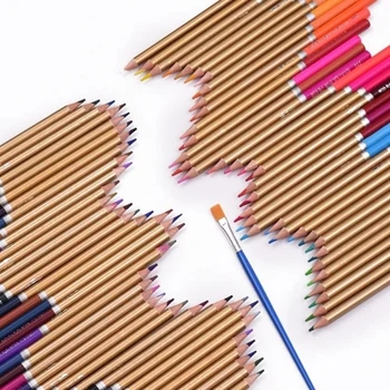 Professional 72 Colored Pencils Set Water Color Pencils with Brush Protective Storage Box for Students Children Adults
Professional 72 Colored Pencils Set Water Color Pencils with Brush Protective Storage Box for Students Children Adults