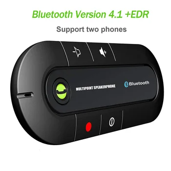 Handsfree Car Kit Bluetooth 4.1 Receiver Car Speakerphone Sun Visor Audio Music Player with Clip for 2 phones Simultaneously
Handsfree Car Kit Bluetooth 4.1 Receiver Car Speakerphone Sun Visor Audio Music Player with Clip for 2 phones Simultaneously
