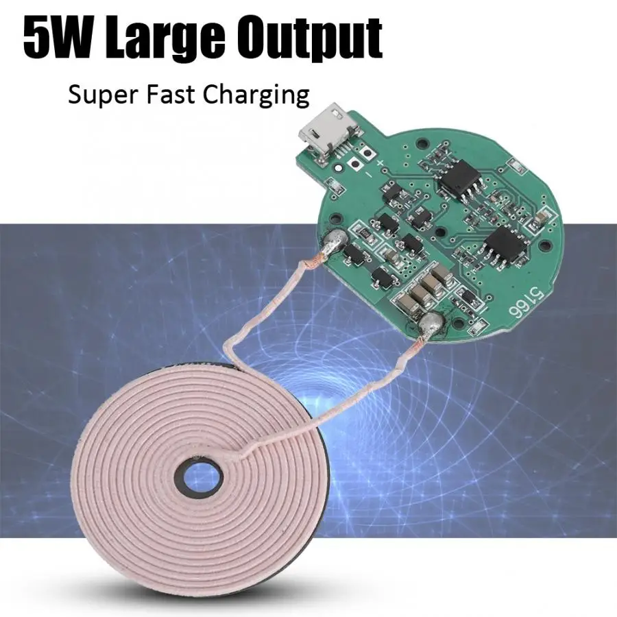 Qi Wireless Charger High Charging Efficiency Wireless Charger Transmitter Module 2-8mm DIY for All Cellphones On Sale
Qi Wireless Charger High Charging Efficiency Wireless Charger Transmitter Module 2-8mm DIY for All Cellphones On Sale