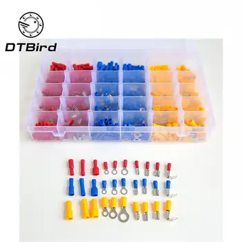 720pcs electrical crimping terminal crimp connector boxed connection kit Insulated able terminal combination various
720pcs electrical crimping terminal crimp connector boxed connection kit Insulated able terminal combination various