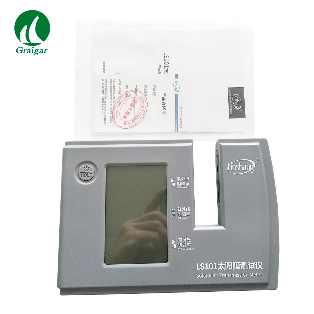 LS101 Window Tint Glass Solar Film Transmission Meter Ultraviolet Infrared Rejection Rate UVR IRR VLT Tester
LS101 Window Tint Glass Solar Film Transmission Meter Ultraviolet Infrared Rejection Rate UVR IRR VLT Tester
