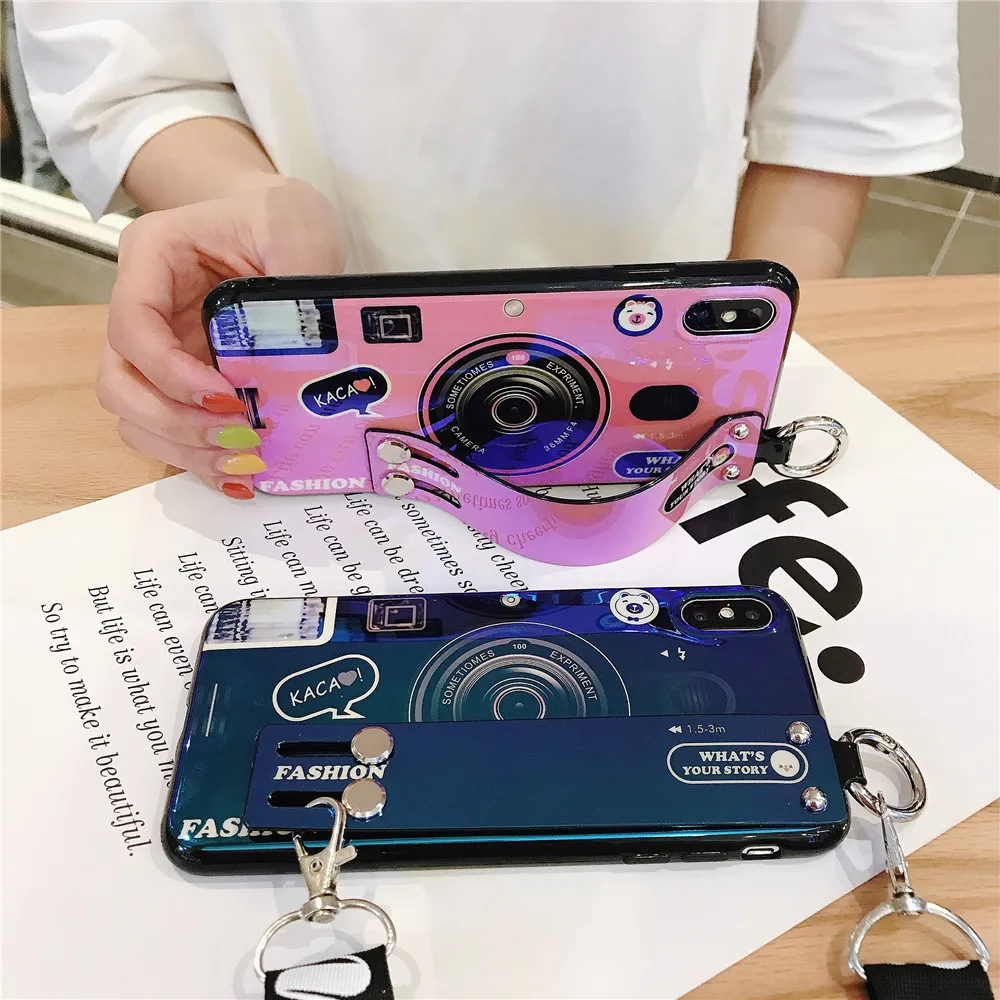 camera phone case for iPhone 11 Pro max X Xs max XR 7 8 6 6S plus glossy soft silicone cases cover with strap Bracelets Lanyard
camera phone case for iPhone 11 Pro max X Xs max XR 7 8 6 6S plus glossy soft silicone cases cover with strap Bracelets Lanyard