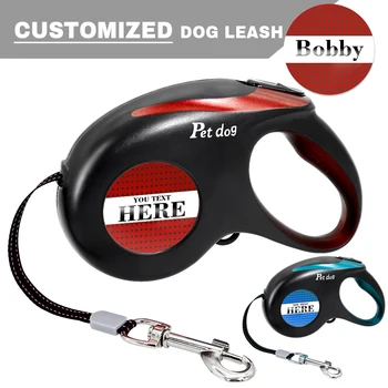 Customized Retractable Dog Leash Personalized Your Pet's Name Leash Extending Austomatic Leashes for Small Medium Dogs
Customized Retractable Dog Leash Personalized Your Pet's Name Leash Extending Austomatic Leashes for Small Medium Dogs