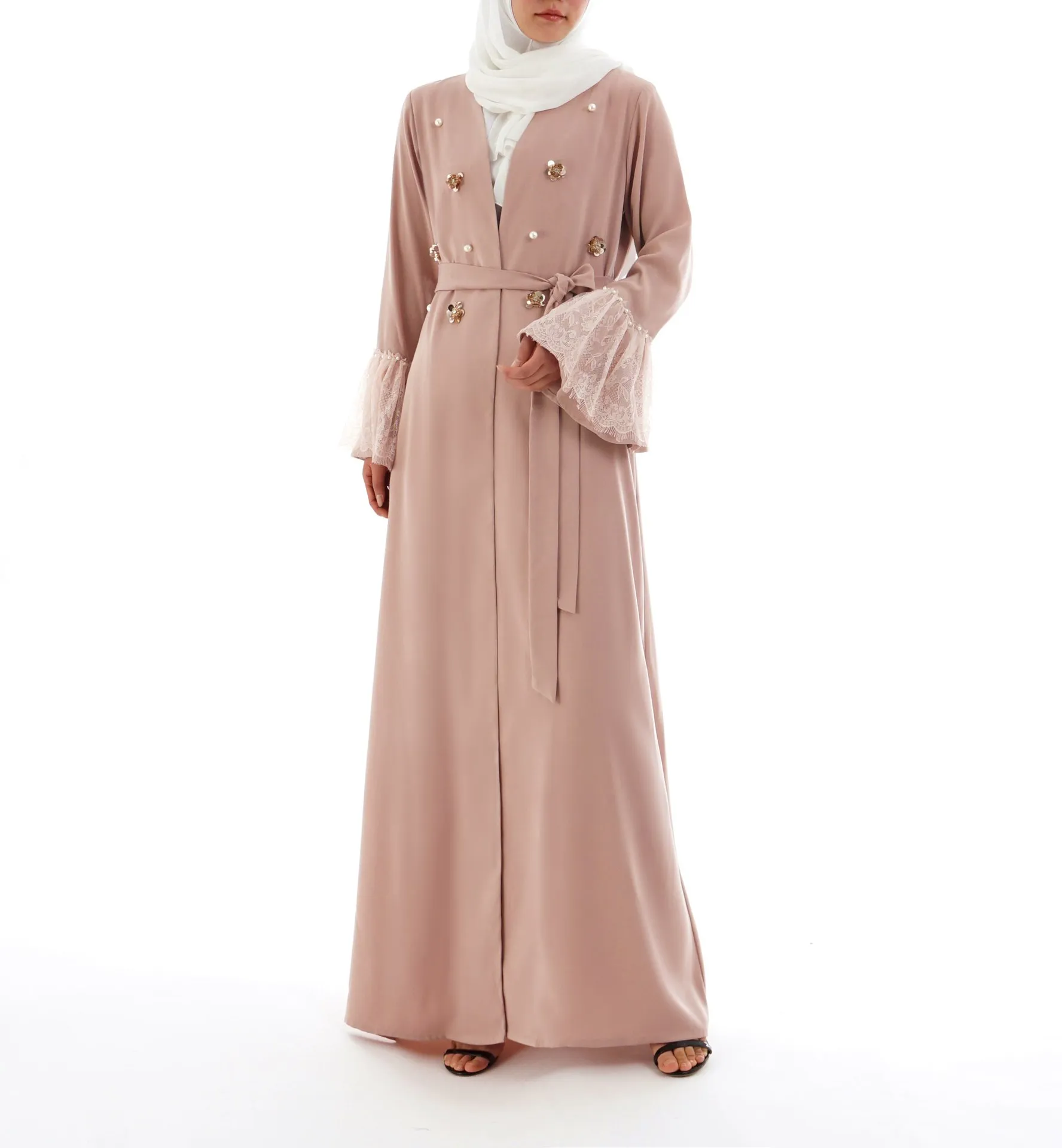 WEPBEL Fashionova Women Muslim Sequin Dress Long Flare Sleeve Cardigan Elegant Beading Robe Loose Big Swing Islamic Clothing
WEPBEL Fashionova Women Muslim Sequin Dress Long Flare Sleeve Cardigan Elegant Beading Robe Loose Big Swing Islamic Clothing