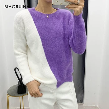 BIAORUINA Women's 2020 Autumn New Arrival French Style Wild Color Matching Wave Hem Short Pullover Street Fashion Sweater
BIAORUINA Women's 2020 Autumn New Arrival French Style Wild Color Matching Wave Hem Short Pullover Street Fashion Sweater