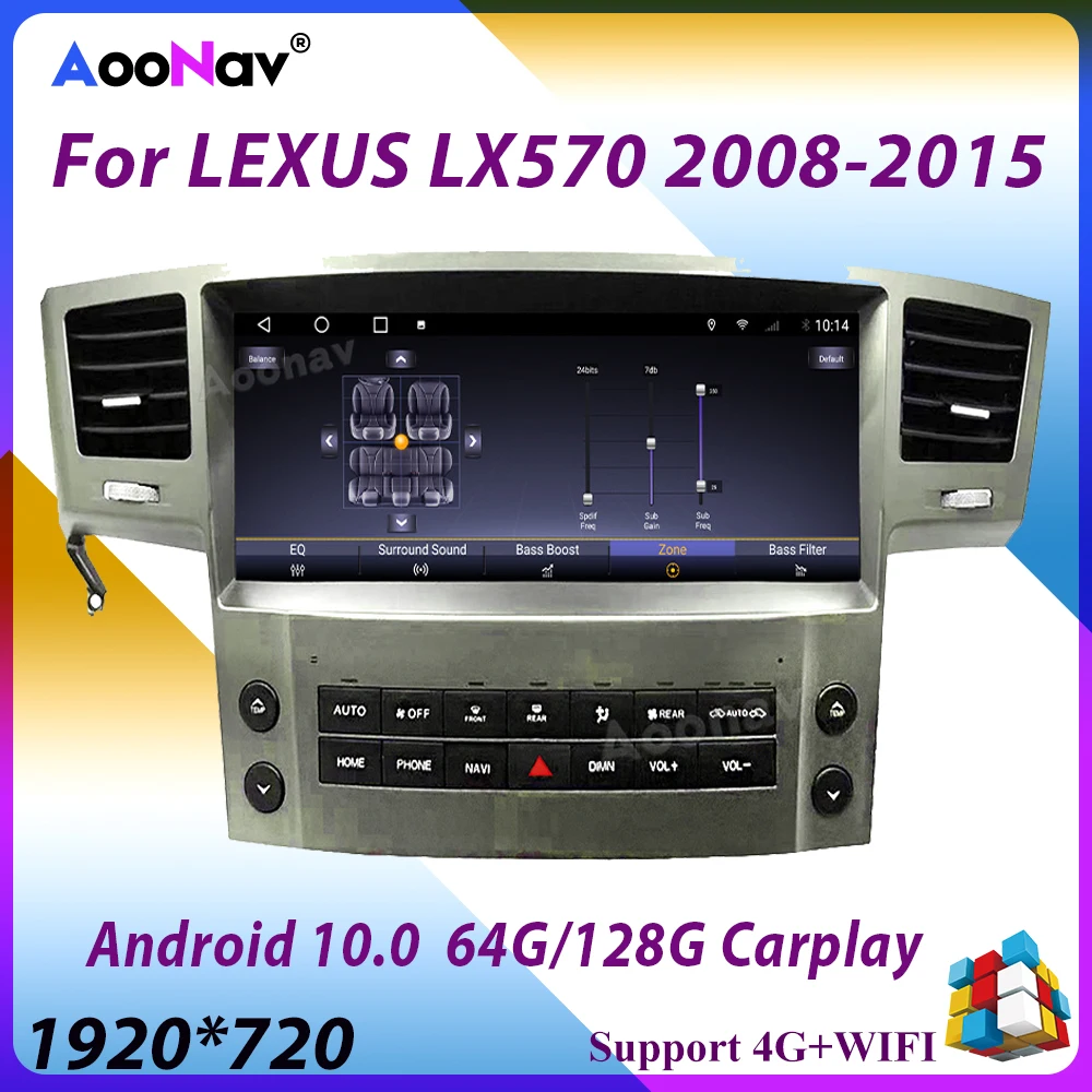 2 din Android 10.0 Car Multimedia Radio For LEXUS LX570 2008-2015 Car Stereo Auto Radio GPS Navigation Carplay Head Unit
2 din Android 10.0 Car Multimedia Radio For LEXUS LX570 2008-2015 Car Stereo Auto Radio GPS Navigation Carplay Head Unit