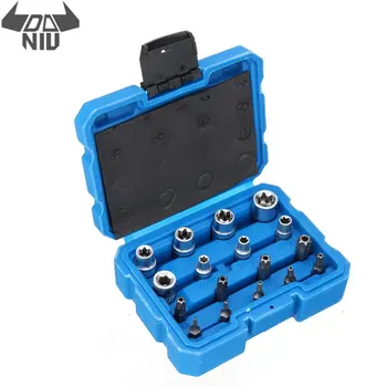 DANIU 17Pcs/set Tamper Proof Socket Adapter Set Chrome Vanadium Steel Bit Socket Sleeve Tool Chrome Vanadium Steel
DANIU 17Pcs/set Tamper Proof Socket Adapter Set Chrome Vanadium Steel Bit Socket Sleeve Tool Chrome Vanadium Steel