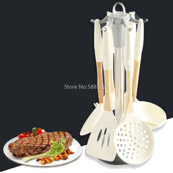New 6/7 Pieces Cooking Tools Set Premium Silicone Kitchen Cooking Utensils Set Turner Soup Spoon Strainer Pasta Server Spoon
New 6/7 Pieces Cooking Tools Set Premium Silicone Kitchen Cooking Utensils Set Turner Soup Spoon Strainer Pasta Server Spoon