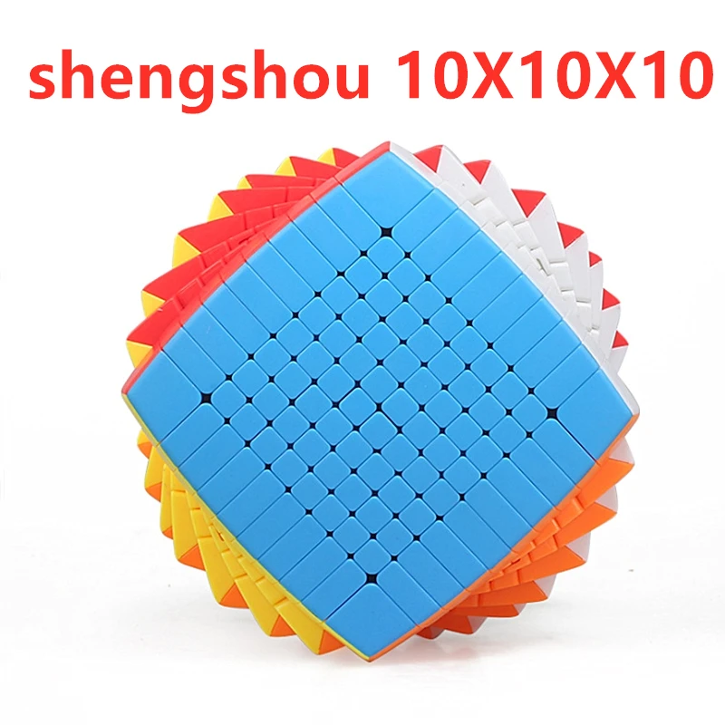 Магический куб Shengshou 10x10x10 скоростной shengshou10x10 пазл 10x10 магический shengshou игрушка
