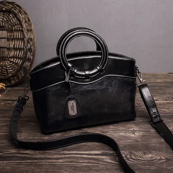 Oil Wax Skin Retro Style European and American Ladies Party Shoulder Bags Sac A Main BUSINESS BAGS Style Women Leather Handbags
Oil Wax Skin Retro Style European and American Ladies Party Shoulder Bags Sac A Main BUSINESS BAGS Style Women Leather Handbags