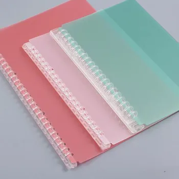 Color PP A5B5 Book Cover Binder 20 / 26 Holes Binder Index Dividers Crystal Transparent Detachable Binder Notebook Accessory
Color PP A5B5 Book Cover Binder 20 / 26 Holes Binder Index Dividers Crystal Transparent Detachable Binder Notebook Accessory