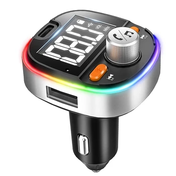 Type-C PD3.0 18W Bluetooth Car Adapter USB Car Charger 5.0 Bluetooth FM Transmitter for Car 
Type-C PD3.0 18W Bluetooth Car Adapter USB Car Charger 5.0 Bluetooth FM Transmitter for Car