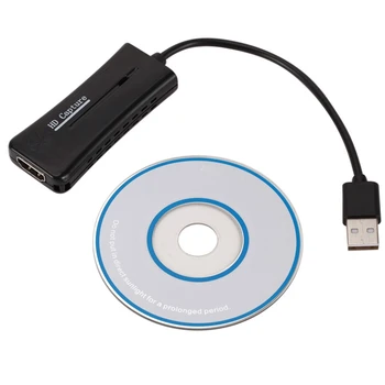 Video Capture Card USB 2.0 To HDMI Capture Card Game Video Live Broadcast PS4/X-box/Switch OBS Live Recording Box
Video Capture Card USB 2.0 To HDMI Capture Card Game Video Live Broadcast PS4/X-box/Switch OBS Live Recording Box