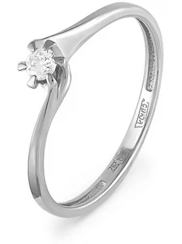 Kabarovsky ring with 1 white gold diamond 
Kabarovsky ring with 1 white gold diamond