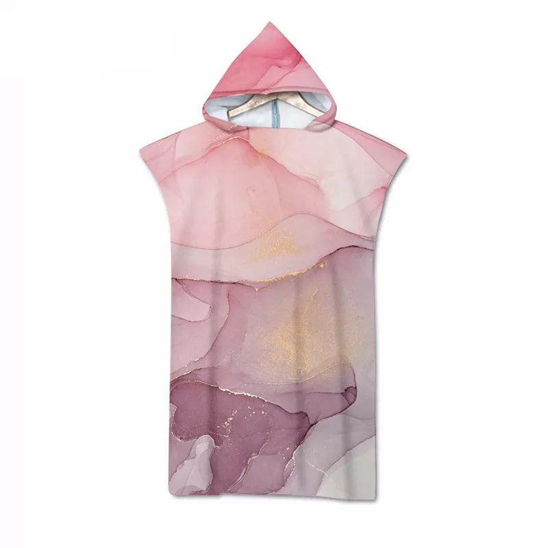 Summer Holiday Hooded Beach Towel Microfiber Marble Print Changing Robe Poncho Surf Towel for Swimming Outdooor Bathrobe Wetsuit
Summer Holiday Hooded Beach Towel Microfiber Marble Print Changing Robe Poncho Surf Towel for Swimming Outdooor Bathrobe Wetsuit