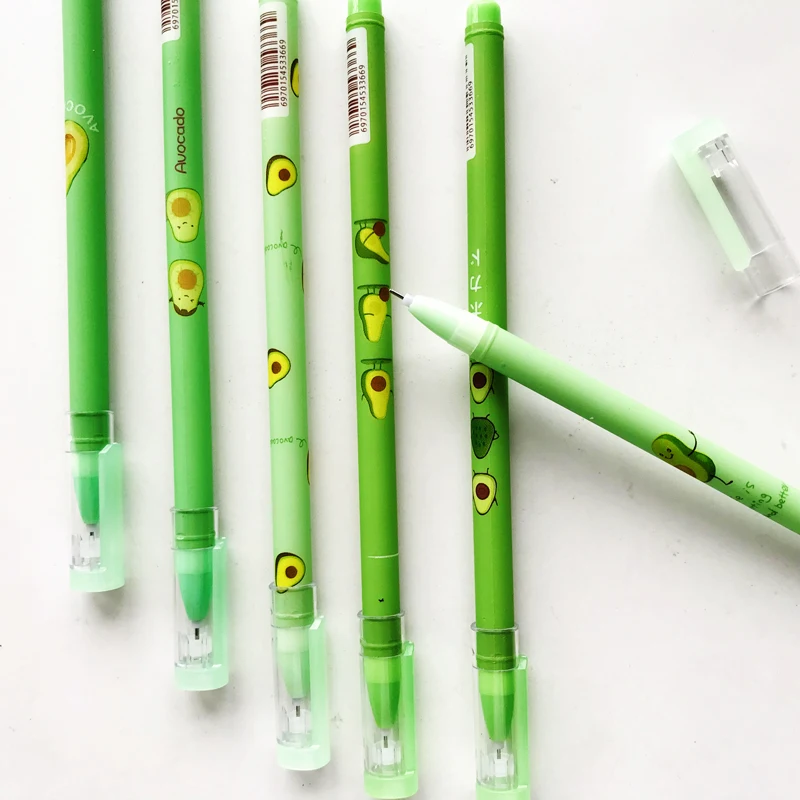 10X Green Fresh Avocado Gel Pen Rollerball Pen Writing Pen School Office Supply Student Stationery 0.5mm Black Ink
10X Green Fresh Avocado Gel Pen Rollerball Pen Writing Pen School Office Supply Student Stationery 0.5mm Black Ink