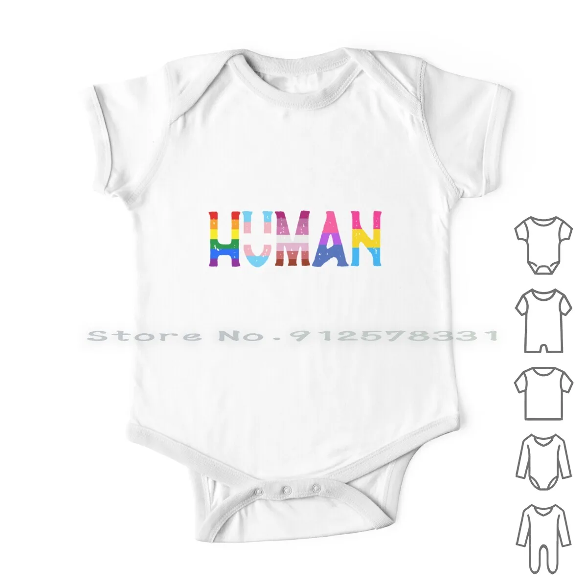 

Lgbtq-We Are All Human Newborn Baby Clothes Rompers Cotton Jumpsuits Lgbt Month Lgbtq Month For Lgbt Lgbtq Community Lgbt