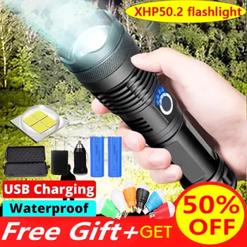 Drop Shipping XHP50.2 Most Powerful LED Flashlight 48W USB Zoom LED Torch XHP50 18650 OR 26650 Rechargeable Tactical Flashlights
Drop Shipping XHP50.2 Most Powerful LED Flashlight 48W USB Zoom LED Torch XHP50 18650 OR 26650 Rechargeable Tactical Flashlights