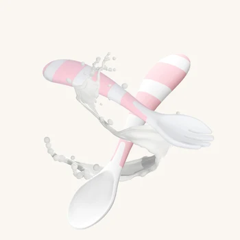 Baby Eating Training Fork Spoon Set Infant Learning Eating Cutlery Tableware Set Food Supplement Spoon
Baby Eating Training Fork Spoon Set Infant Learning Eating Cutlery Tableware Set Food Supplement Spoon