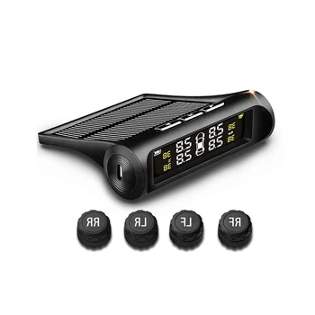 Car Tyre Pressure Monitoring System Solar TPMS Tyre Pressure Alarm System with LCD Display 4 External Sensors
Car Tyre Pressure Monitoring System Solar TPMS Tyre Pressure Alarm System with LCD Display 4 External Sensors