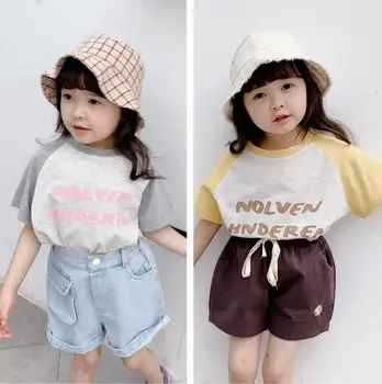 2020 New Wholesale Baby Girls Patchwork T-Shirt Summer Kids Girls Top Tees Girl Clothes 1-6 Years 
2020 New Wholesale Baby Girls Patchwork T-Shirt Summer Kids Girls Top Tees Girl Clothes 1-6 Years