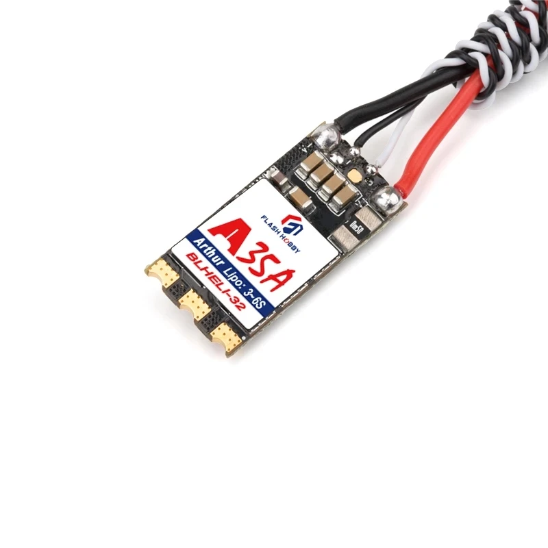 

Aria BLHeli_32bit 35A 35amp Brushless ESC 3-6S Dshot1200 Ready Built-in Current Meter Sensor
