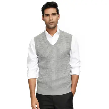 PAUL JONES Men V-Neck Sweater Vest Sleeveless Knitwear Cable Pattern Pullover Autumn Winter Knitted Sweaters Knit Vests PJE02031
PAUL JONES Men V-Neck Sweater Vest Sleeveless Knitwear Cable Pattern Pullover Autumn Winter Knitted Sweaters Knit Vests PJE02031