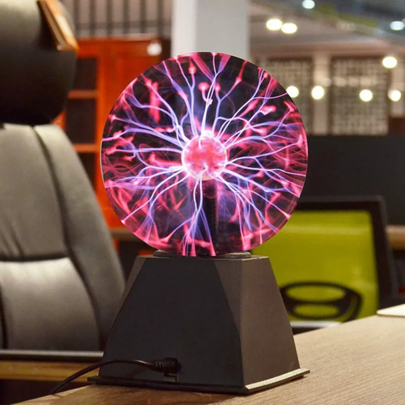 US Plug Plasma Ball Light Personality Touching Lamp Vocie Control Spheres Crystal Ball Indoor Decoration Gift Magical Ball
US Plug Plasma Ball Light Personality Touching Lamp Vocie Control Spheres Crystal Ball Indoor Decoration Gift Magical Ball