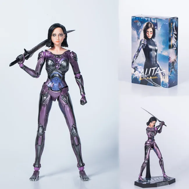 25cm Alita Battle Angel 1/6 Scale Action Figures Super Movable Joints High Quality Pvc Figurines Colection Toys For Friend Gifts
25cm Alita Battle Angel 1/6 Scale Action Figures Super Movable Joints High Quality Pvc Figurines Colection Toys For Friend Gifts