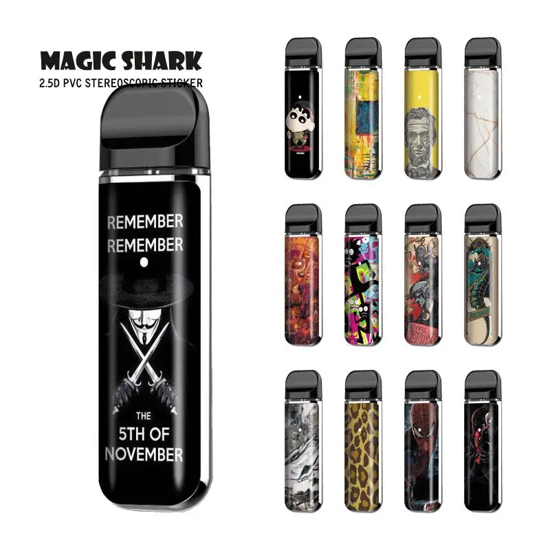 Magic Shark Stone Spider Man Leopard Painting V-Vendetta Sticker Case Full Wrap Film Skin Cover for Smok Novo 2 Novo2
Magic Shark Stone Spider Man Leopard Painting V-Vendetta Sticker Case Full Wrap Film Skin Cover for Smok Novo 2 Novo2