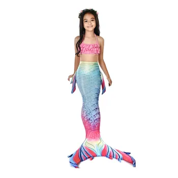2020 Hot Mermaid Tails Children Swimming Mermaid Tail Costume with Doll Swimsuit Bikini Set Girls Mermaid Easy Add Fin 
2020 Hot Mermaid Tails Children Swimming Mermaid Tail Costume with Doll Swimsuit Bikini Set Girls Mermaid Easy Add Fin