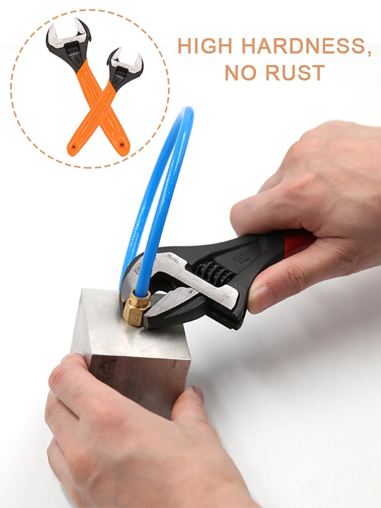 6/8 Inch Universal Adjustable Wrench Set Manual Open-end Wrench High-carbon Steel Anti-rust Car Auto Repair Tools Multi Tool
6/8 Inch Universal Adjustable Wrench Set Manual Open-end Wrench High-carbon Steel Anti-rust Car Auto Repair Tools Multi Tool