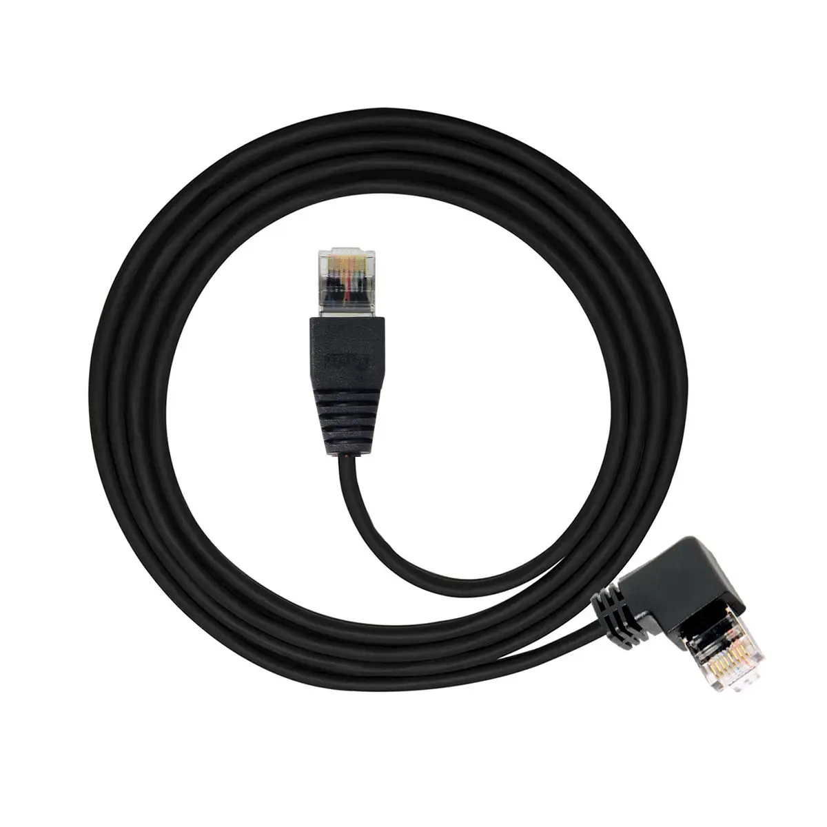 RJ45 Cat6 8P8C STP Ethernet Network Lan Patch Right Angled 90 Degree Male to Straight Male Cable 50cm
RJ45 Cat6 8P8C STP Ethernet Network Lan Patch Right Angled 90 Degree Male to Straight Male Cable 50cm