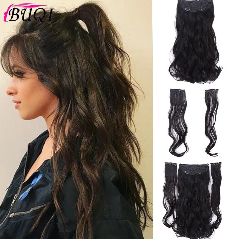 BUQI 18-inch Invisible Fish Line Hair Extensions Secret Line of Fish Postiches Synthetic Long Wave Clip Extensions
BUQI 18-inch Invisible Fish Line Hair Extensions Secret Line of Fish Postiches Synthetic Long Wave Clip Extensions