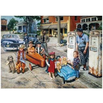 1000Pcs/set Paper Jigsaw Puzzles Vintage Style Classic Picture Kids and Cars Puzzles Educational Toys for Kids Adults YJ 
1000Pcs/set Paper Jigsaw Puzzles Vintage Style Classic Picture Kids and Cars Puzzles Educational Toys for Kids Adults YJ