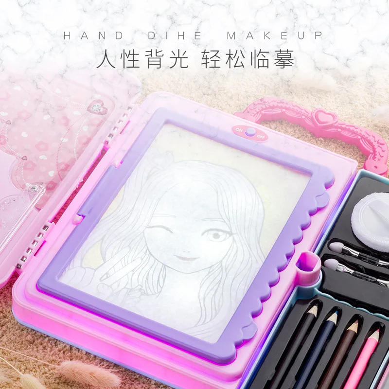 Small Ling GIRL'S Toy Children Cosmetics Princess Makeup Kit Set Performance Makeup Painting Book 5-6-7 a Year of Age
Small Ling GIRL'S Toy Children Cosmetics Princess Makeup Kit Set Performance Makeup Painting Book 5-6-7 a Year of Age