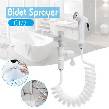 1 Set Handheld Toilet Bidet Spray water Wash Nozzle Shower Head Douche Female Bidet Bathroom Accessory with 150cm Hose Portable
1 Set Handheld Toilet Bidet Spray water Wash Nozzle Shower Head Douche Female Bidet Bathroom Accessory with 150cm Hose Portable