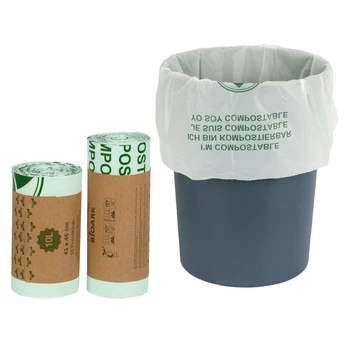 Biodegradable PLA Corn Starch Garbage Bag Rubbish Trash Bag Kitchen Household Compostable Environmentally Friendly Garbage Bag
Biodegradable PLA Corn Starch Garbage Bag Rubbish Trash Bag Kitchen Household Compostable Environmentally Friendly Garbage Bag