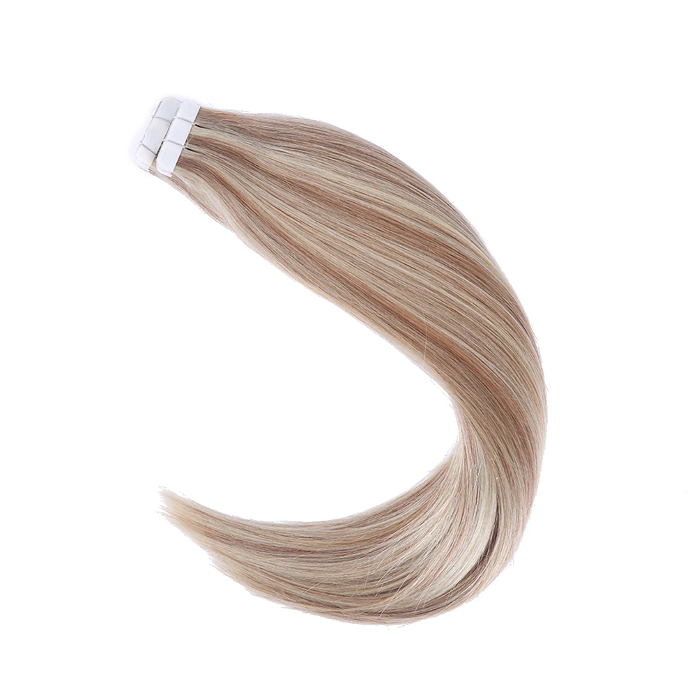 Balayage Ombre Tape in Skin Weft Human Hair Extensions (8)