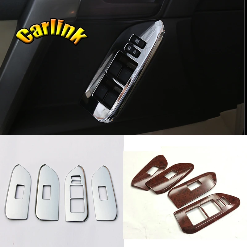 Для Toyota Land Cruiser Prado fj150 2010-2018 ABS хромированный/деревянный оконный стеклянный кнопочный переключатель подъема наклейка LHD крышка отделка Аксессуары
Для Toyota Land Cruiser Prado fj150 2010-2018 ABS хромированный/деревянный оконный стеклянный кнопочный переключатель подъема наклейка LHD крышка отделка Аксессуары