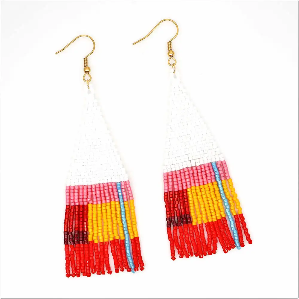 Go2boho Bohemian Earrings For Women MIYUKI Fringed Earrings Colorful Pendientes Boho Handmade Loom Beads Summer Fashion Jewelry
Go2boho Bohemian Earrings For Women MIYUKI Fringed Earrings Colorful Pendientes Boho Handmade Loom Beads Summer Fashion Jewelry