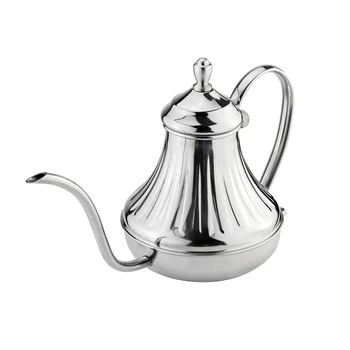 420Ml Royal Fine Mouth Gooseneck Coffee Pot Long Spout Pour over Drip Coffee Kettle Stainless Steel Coffee Maker Teapot 
420Ml Royal Fine Mouth Gooseneck Coffee Pot Long Spout Pour over Drip Coffee Kettle Stainless Steel Coffee Maker Teapot