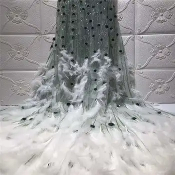 Latest African Lace Fabric With Feather 3d Design Nigerian Laces Fabrics 2020 High Quality Lace Tulle French Lace Fabric
Latest African Lace Fabric With Feather 3d Design Nigerian Laces Fabrics 2020 High Quality Lace Tulle French Lace Fabric