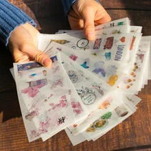 6 יח'\אריזה קריקטורה חמוד מדבקות מכתבים מדבקות לקישוט DIY גלרית יומן מתכנן Bullet יומן מדבקות(China)