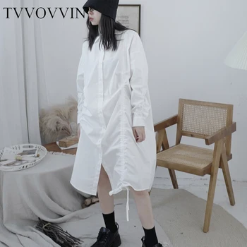 TVVOVVIN Woman Dress Minority Fashion Asymmetry Plus Size Women Clothing Wild Solid Color Single-breasted Dresses Women DZL1892
TVVOVVIN Woman Dress Minority Fashion Asymmetry Plus Size Women Clothing Wild Solid Color Single-breasted Dresses Women DZL1892