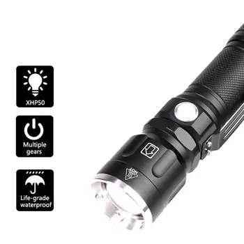Handheld LED Flashlight With Telescopic Zoom Outdoor Water Resistant Torch 18650 Flashlight LED Torch Waterproof Torch
Handheld LED Flashlight With Telescopic Zoom Outdoor Water Resistant Torch 18650 Flashlight LED Torch Waterproof Torch