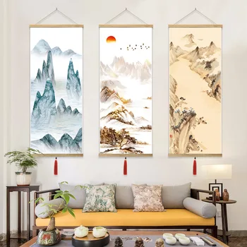 New Chinese ink landscape cloth tapestry living room study decoration gift wall hangings background wall tapestry
New Chinese ink landscape cloth tapestry living room study decoration gift wall hangings background wall tapestry