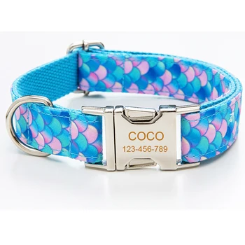 Mermaid Design Dog Leash and Collar Set Exceptionally Elegant and Adjustable in Different Lengths Perfect for Medium Large Dog
Mermaid Design Dog Leash and Collar Set Exceptionally Elegant and Adjustable in Different Lengths Perfect for Medium Large Dog