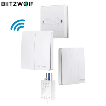 BlitzWolf BW SS2 100W/50W RF 433MHz Smart Home Module Self-power Wireless Switch Controller 1 2 3 Gang Compatible with BW-SS1
BlitzWolf BW SS2 100W/50W RF 433MHz Smart Home Module Self-power Wireless Switch Controller 1 2 3 Gang Compatible with BW-SS1