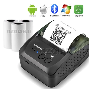 58mm Mini Bluetooth Printer Thermal Pocket portable ticket receipt USB Wireless Bill Printer Windows Android IOS mini Printer
58mm Mini Bluetooth Printer Thermal Pocket portable ticket receipt USB Wireless Bill Printer Windows Android IOS mini Printer